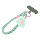 Longueur courte pratique : le style court le rend facile à transporter et à manipuler, idéal pour une utilisation en déplacement, dragonne de téléphone portable, bracelet de téléphone