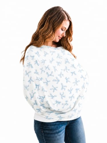 Image of Copper Pearl Nursing Cover for Breastfeeding - Multi-Use Baby Car Seat, Stroller & Breast Feeding Cover Up for Women, Stretchy Breathable for Boy or Girl, Daphne