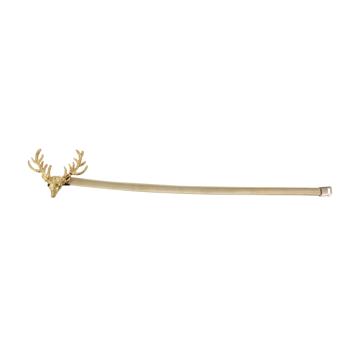 Hebilla de cortina de metal dorada OUdini de 30x6 cm para salon