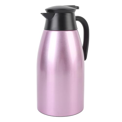 TOPINCN El Acero Inoxidable 2L aisló El Dispensador de Pared Doble de la Agua Caliente de la Jarra del café