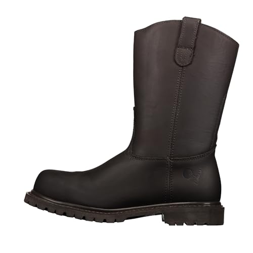 160-10” Wellington Steel Toe Work Boots for Men – Safety Footwear – Electrical Hazard, Oil and Slip Resistant