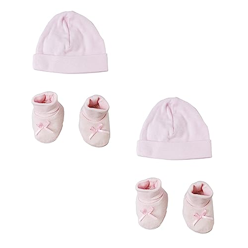 bambini Preemie Cap and Bootie - 4 Pc Set