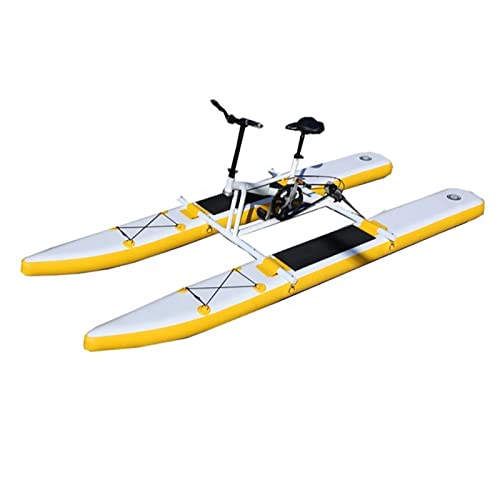 Image of Water Bikes, Sea Pedal Bicycle Boat, Inflatable Kayak Bikeboat for Lake,Cardio Cycle Inflatable Kayak Camping Men Gifts