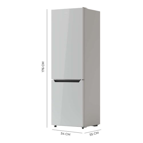 Cecotec Réfrigérateur 262 Bolero CoolMarket Combi 262 E Classe E Économie d'énergie Lumière LED Plateaux en verre Contrôle électronique de la température. - vue 2