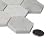 Apollo Tile 5-Pack 11.8 x 12-in. White Polished and Etched Marble Honeycomb Hexagon Mosaic Wall and Floor Tile at 4.83 sq. ft. Per Case APLBL8801CAA, Kitchen Backsplash Tile and Bathroom Flooring