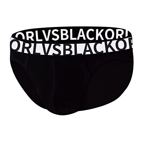 Culotte sexy pour homme - Boxer basique - Sous-vêtements classiques - Avec pochette, Noir , XL