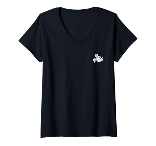 T-shirt col V Halloween femme Mickey Disney Trick-or-Treater