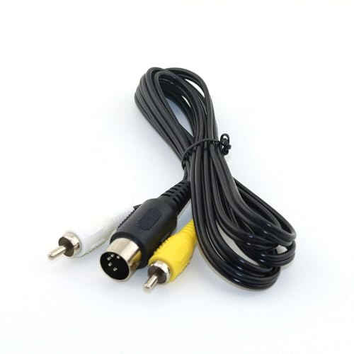 Image of AV Cable Compatible for Genesis 1, 1.8M /5.9 FT Audio Video Composite Cable RCA TV Cord Compatible for Genesis 1