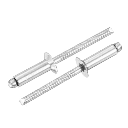 Rivet aveugle tôle et réparation auto en inox 304 type ouvert 3/16" - 2