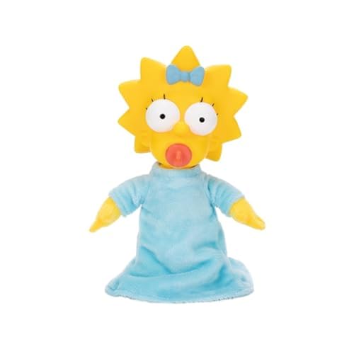 Les Simpsons - Collection Officielle - Maggie Simpson Peluche - Grande Taille 50cm - Jaune Classique - pour Enfants et Fans de Tous Âges pour Collectionneurs...