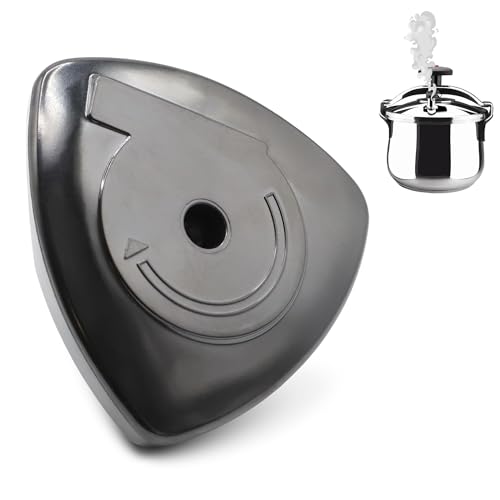 CHEFZOCO Pomo olla adaptable a magefesa tradicional, Pomo Triangular Convencional para ollas de presión, Compatible con olla tradicional Magefesa, Negro, No incluye tornillo