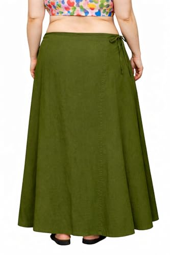 Image of CITIX Pure Cotton Petticoat for Woman Saree | Adujastable Drawstring Waist