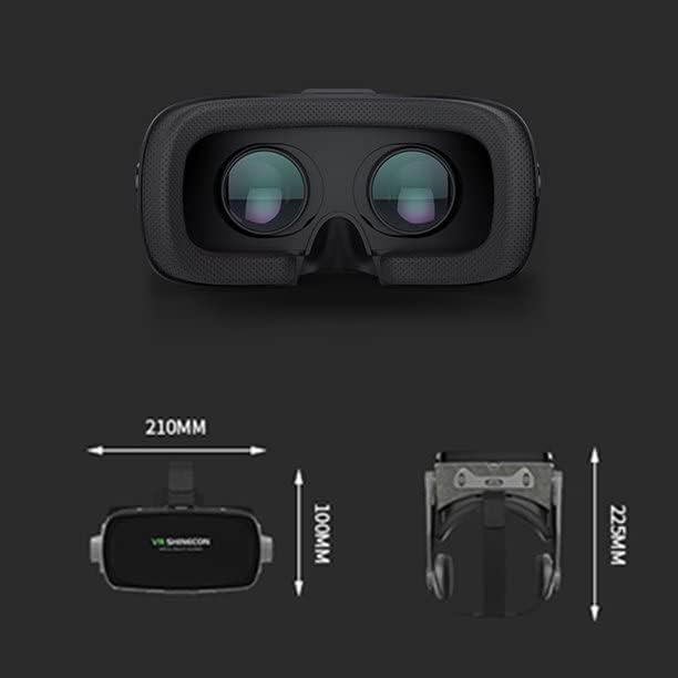Image of HD Virtual Reality Headset w /Controller /Gamepad,VR Headsets for iPhone /Android,3D VR Glasses for TV, Movies & Video Games-VR Goggles Compatible with iOS, Android Phones (BG18)
