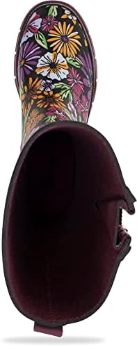 Western Chief Women's Waterproof Mid Rain Boot, Retro Daisy, 6 | Image 4