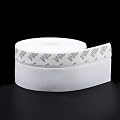 Weather Stripping, Silicone Door Seal Strip Door, Window, 16 Feet Long, White (Width 45mm)
