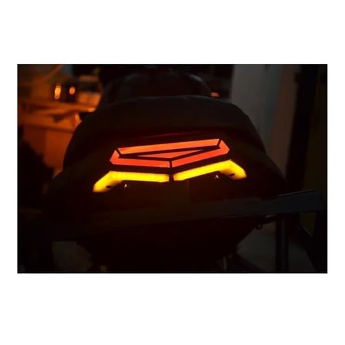 Feu arrière frein moto BJ500 clignotants LED intégrés - 3
