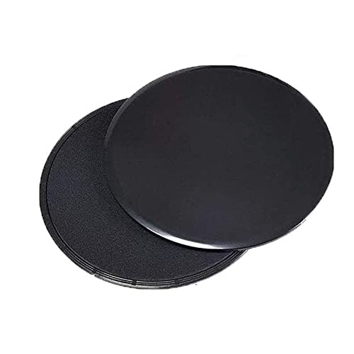 Exercise Core Sliders, 4 Pcs Dual Sided Gliding Discs Use on Carpet or Hardwood Floor, Fitness Slides for Gym, Home, Outdoor Training Abdominal Workout, Black - Image 3
