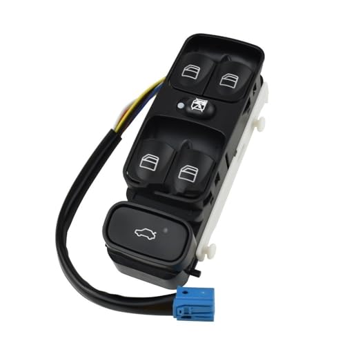 Interrupteur de lève-vitre pour Mercedes Classe C W203 avec câble 36.5cm