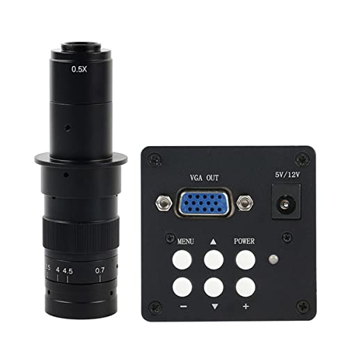 Microscope 1080P Industrial Digital Electronic Video Microscope C Mount(with 180x Lens)