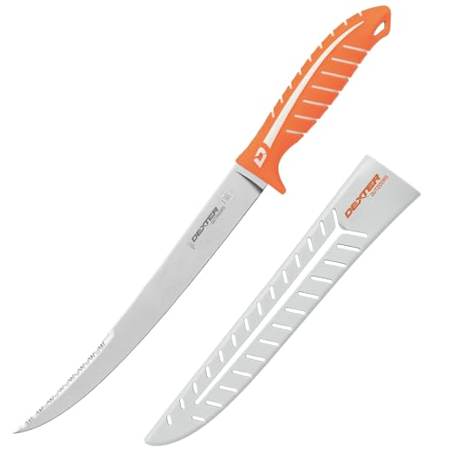 Dexter Outdoors Dextreme Dual Edge 10" Stiff Fillet Knife | Includes Sheath