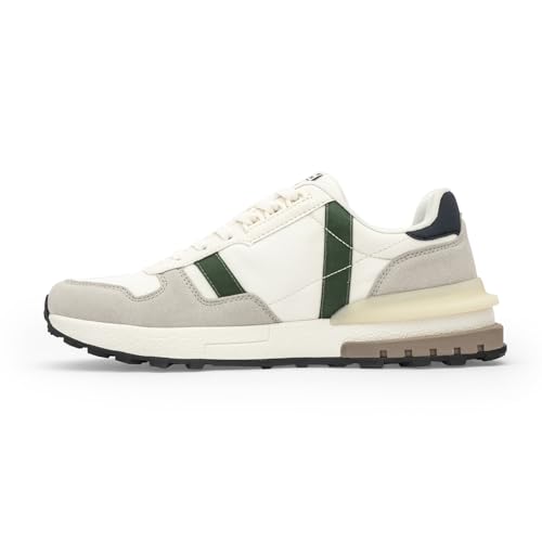 Image of Red Tape Men's Sneakers White Grey Mesh Round Toe Lace-Up