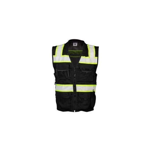 ML KishigoEnhanced Visibility Professional Utility Vest Solid PolyCotton Reflective Durable and Funtional Padded Neck