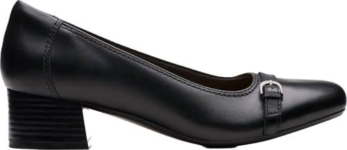 Escarpins Clarks Marilyn Nora femme en cuir noir taille 39.5 large
