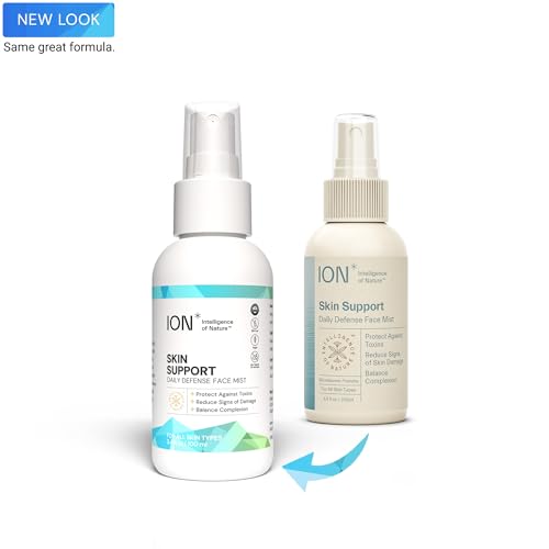 ION* Intelligence of Nature Skin Support Face Mist Hydrating Spray - Refreshing Facial Mist Spray for Daily Use, Travel Size, Vegan Friendly Formula for Women & Men - 3.4 fl oz (Pack of 1)