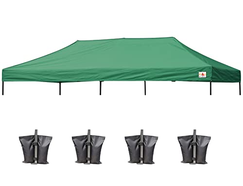 Image of ABCCANOPY Replacement Canopy Top for Pop Up Canopy Tent 10x20 Forest Green