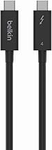 Belkin Certified Thunderbolt 4 Cable (1M 3.3FT), USB Type C Connection with 100W Power Delivery PD Enabled, USB 4 Complian...