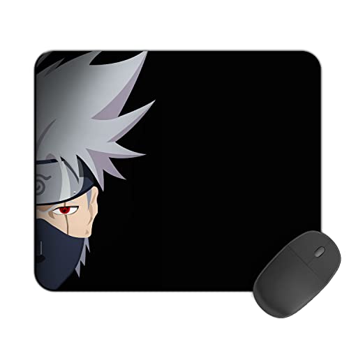 Image of Kirmada Printed Design Mouse Pad Kakashi Shringan (200MM X 240 X 3MM) Enhance Gaming and Work Performance Comfortable and Precise Non-Slip Water Proof Naruto Mouse Pad.