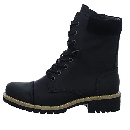 ECCO Girls Elaine Cowboy Boots, Black 43 51707, 6 Big Kid2