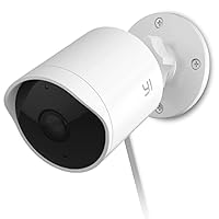 YI Telecamera Wifi Esterno Impermeabile IP65, Telecamera Outdoor 1080p, Resistente alle Intemperie,...