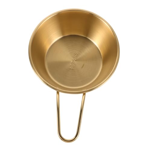 VICASKY Elegant Men's Shaving Soap Cup with Stainless Steel Handle for Perfect for Camping