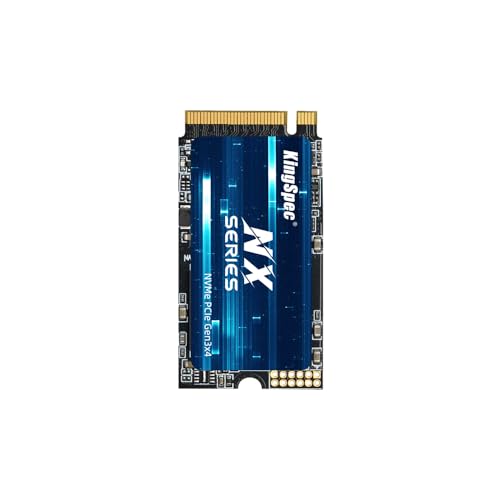 KingSpec 128GB M.2 2242 NVMe SSD - Up to 3500 MB/s Read Speed, PCIe 3.0 SSD with 3D NAND Flash, Compatible with PC, Lapt - Detailed View