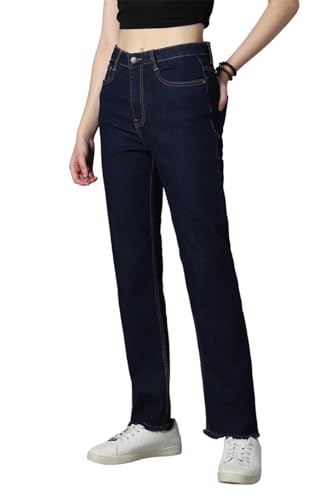 Image of HIGH Star Women's Straight Fit Mid Rise Jeans