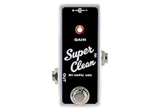 Buffer Guitar Effects Pedal with +12dB Clean Boost Selectable Boost Frequency