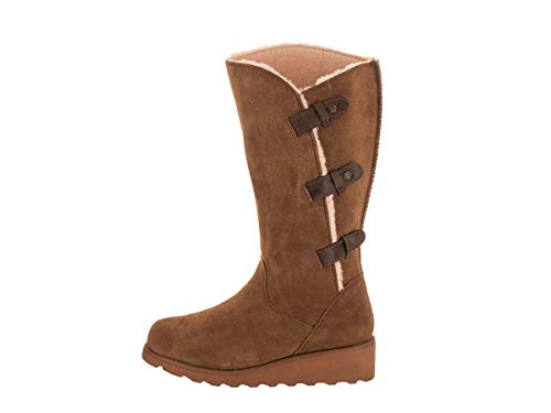 bearpaw women's hayden winter wedge boot