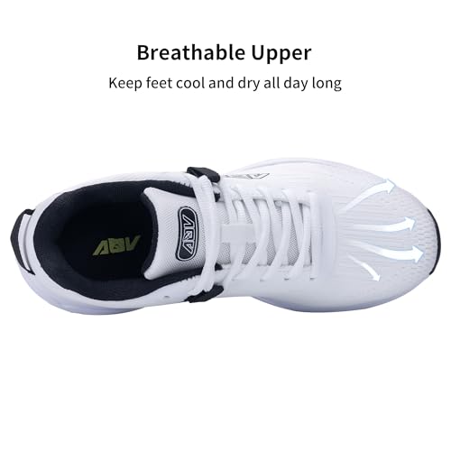 Image of AOV Women Arch Support Walking Shoes Orthotic Tennis Sneakers for Plantar Fasciitis Athletic Running Shoes