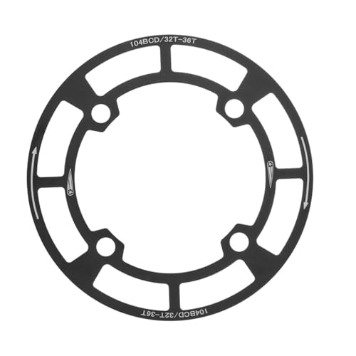 Bicycles Chainring Cover Aluminum Alloy Single Speed Chainring Guard for Bikes