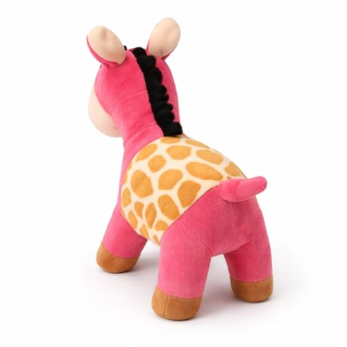 Image of Pink Donkey Soft Toy for Kids, 25 cm Plush Stuffed Animal, Cute Soft Toy for Boys and Girls, Huggable Gift Toy, Pink
