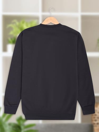Image of Mack Jonney Fleece Regular Fit Printed Round Neck Sweatshirt for Men-MACK639320