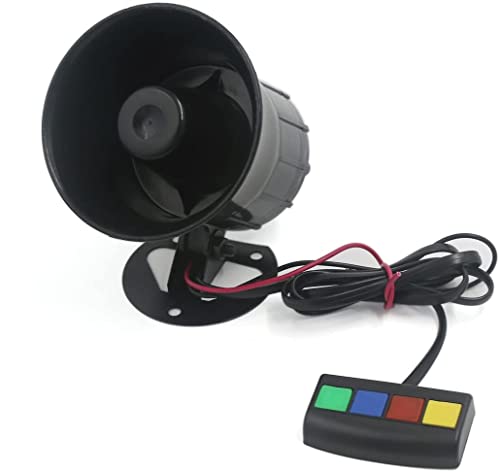XYWHPGV Voiture de moto 4 tons sonne fort avertissement de sécurité sirène klaxon DC 12V(16724 013b7 ba549 cb5c0 a7aef 9acbe