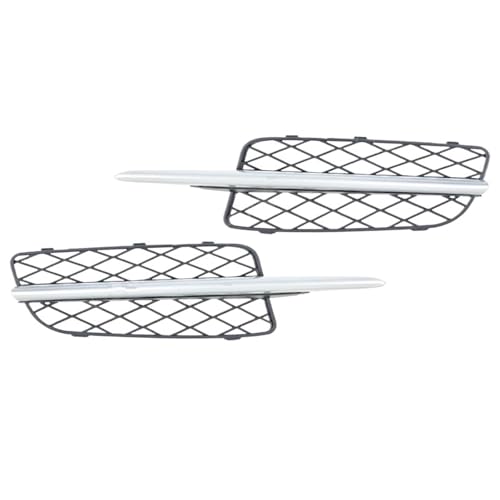 Grille calandre BMW X5 E70 2008-2010 cache antibrouillard argent