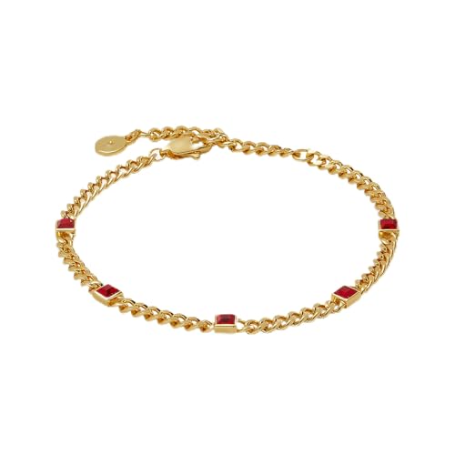 Image of Alex and Ani September Birthstone Sapphire Curb Chain Bracelet