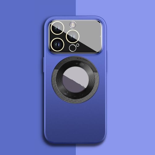 Étui iPhone 13 Pro Max magnétique de protection avec objectif en verre mat