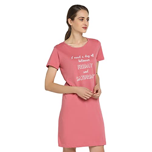 Image of R&B Women's Cotton Sleepwear Regular Night Shirt