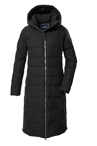 G.I.G.A. DX Damen Steppmantel/Steppparka/Funktionsmantel in Daunenoptik mit Kapuze GW 88 WMN QLTD CT, schwarz, 38, 43534-000