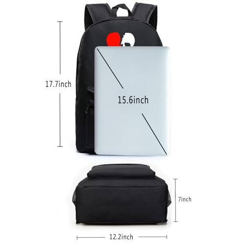 Gothic Broken Heart Skull Drip Unisex Classic Canvas Backpack for School Bookbag Laptop Bag4