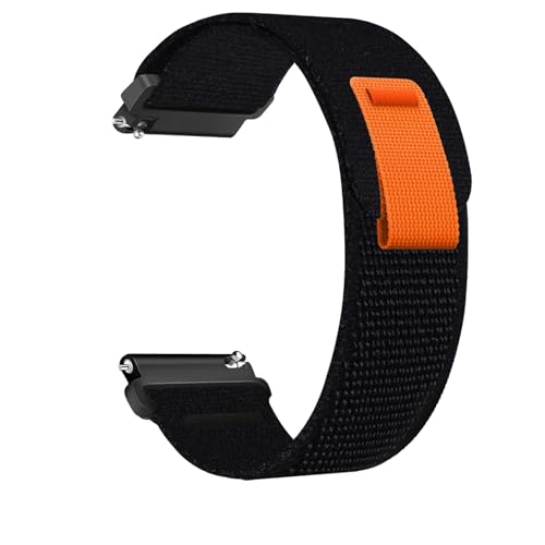 Nylon Band Compatible with Samsung Galaxy Watch 7/FE/6/5 Pro 4 3/Watch 4 6 Classic/Active/Gear S2 S3 Frontier Band, 20mm 22mm Sport Loop Strap for Galaxy Watch 47mm 43mm 45mm 40mm 44mm 42mm 46mm 41mm